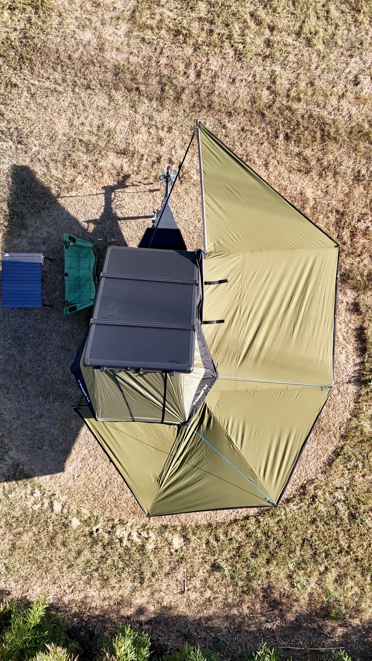 Peregrine PRO 6 Arm Freestanding 270-Degree Awning