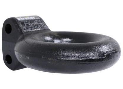 Dexter Lunette Ring - Adjustable Channel Mount - 3" Diameter - Black Painted - 25,000 lbs